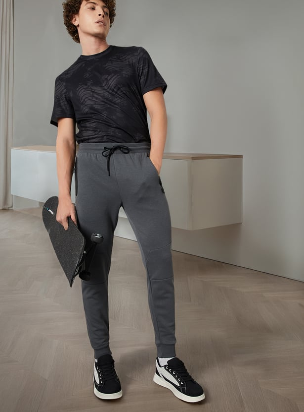 Men Solid Athleisure Joggers