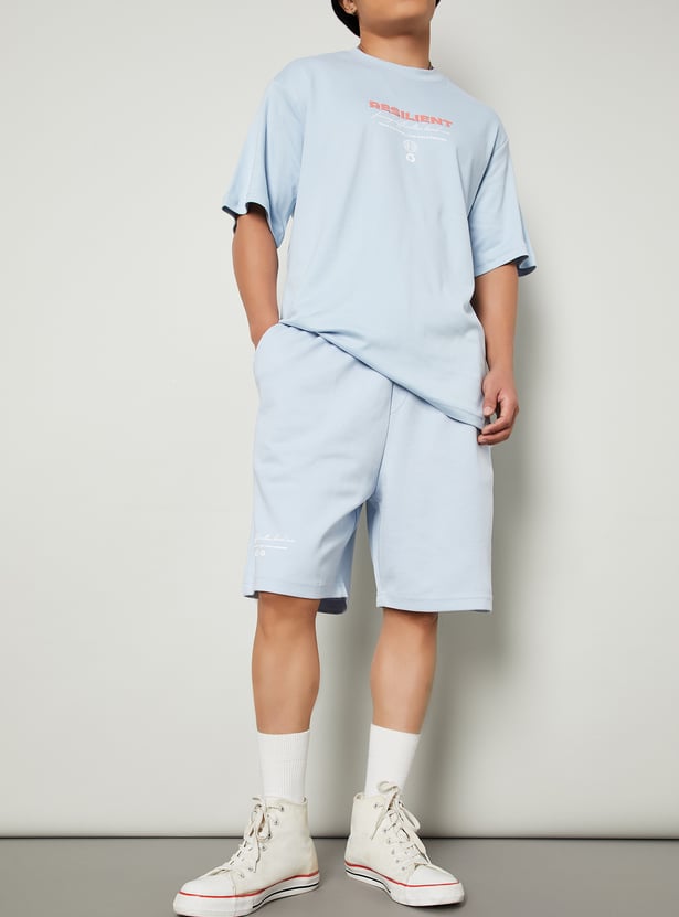 Men Printed Relaxed Fit Shorts