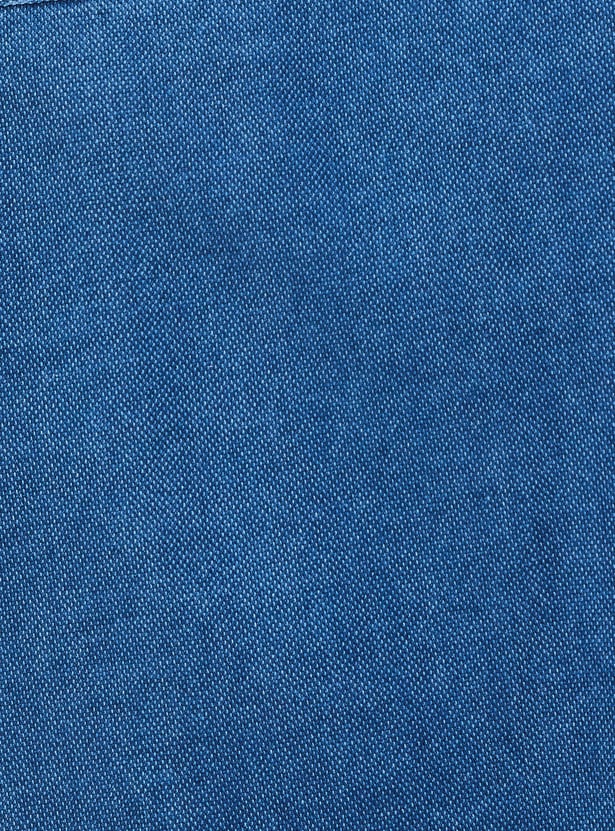 Men Solid Regular Fit Denim Shirt