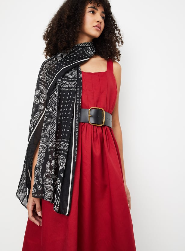 Women Paisley Print Scarf