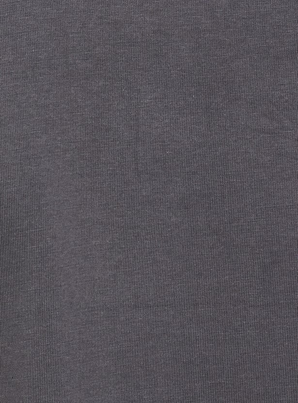 Men Chenile Embroidered Oversized Athleisure T-shirt