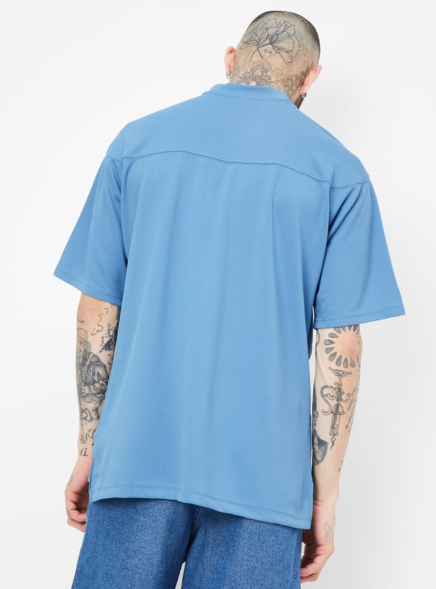 Men Printed Oversized Sports T-shirt