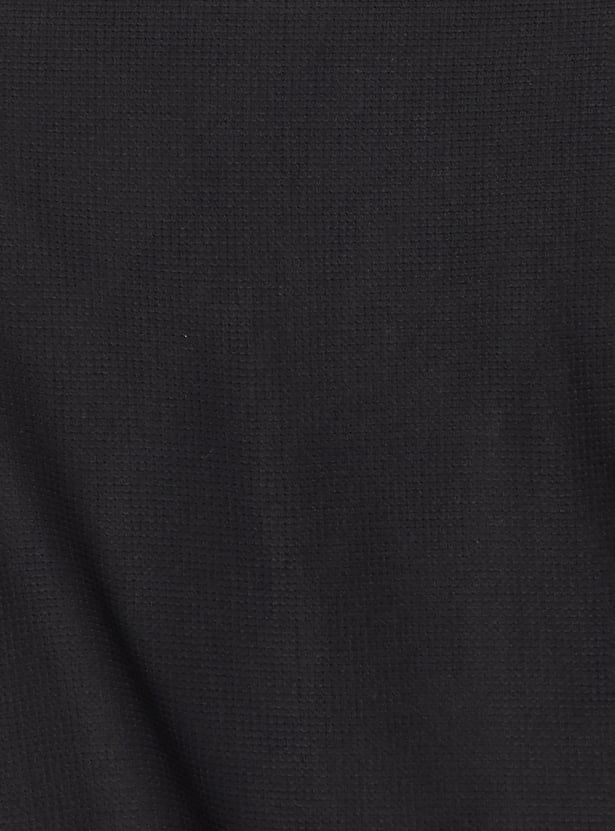Men Solid Slim Fit Sports T-shirt