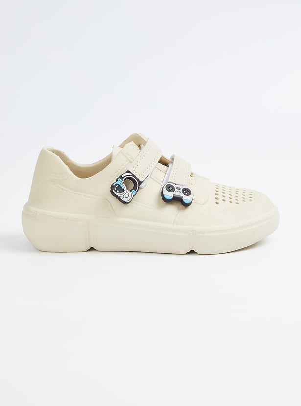 Boys Captain America Perforated Sneakers