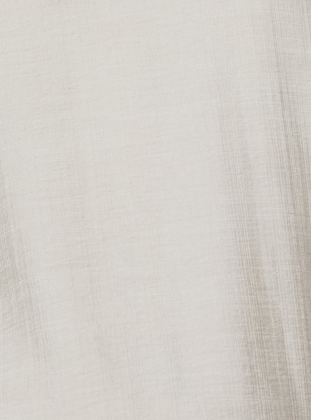 Women Textured A-line Midi Dress