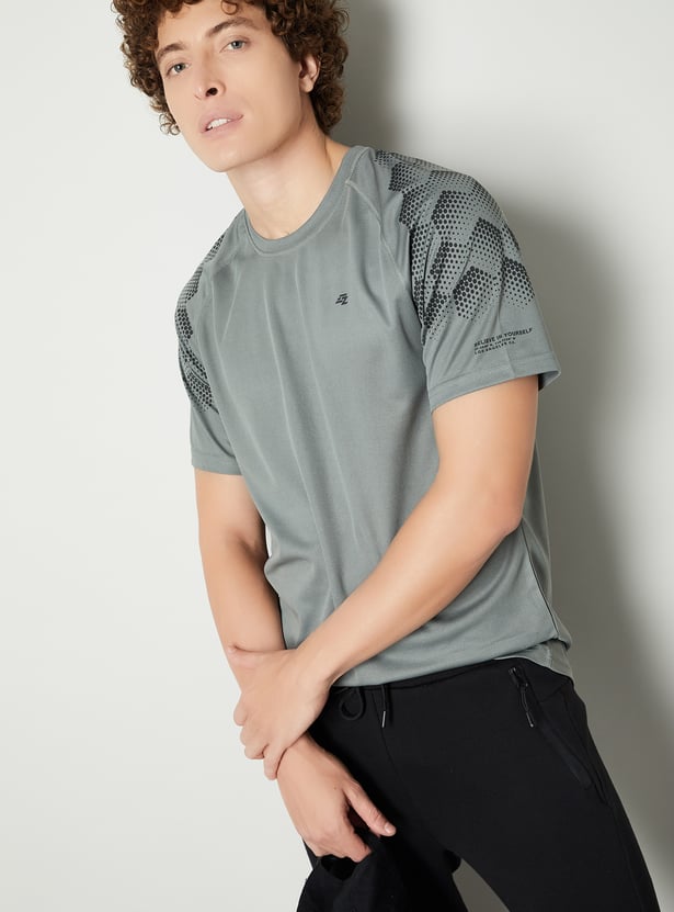 Men Printed Sports T-shirt