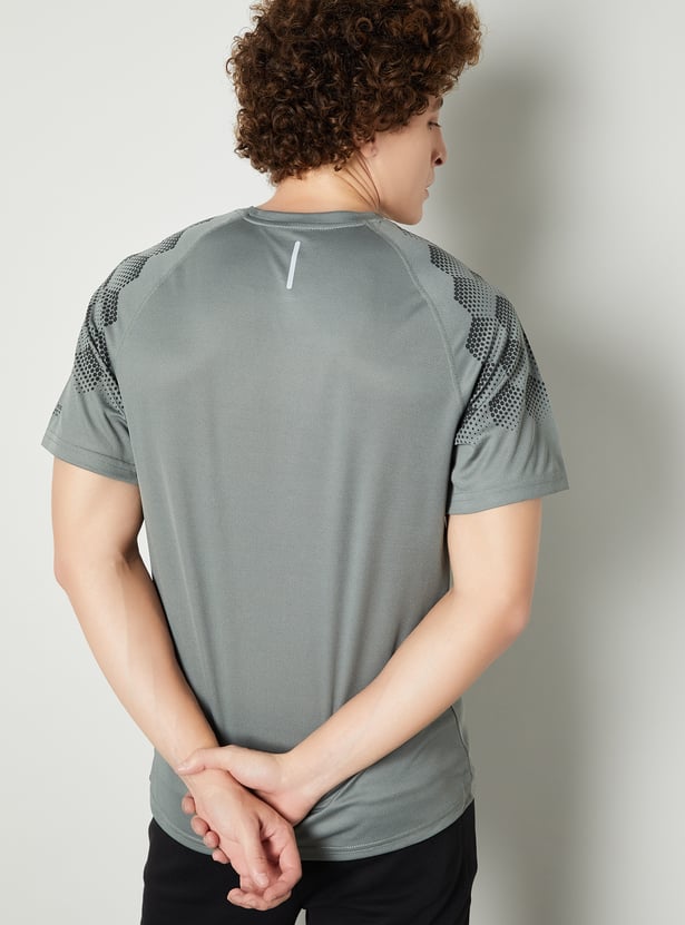 Men Printed Sports T-shirt