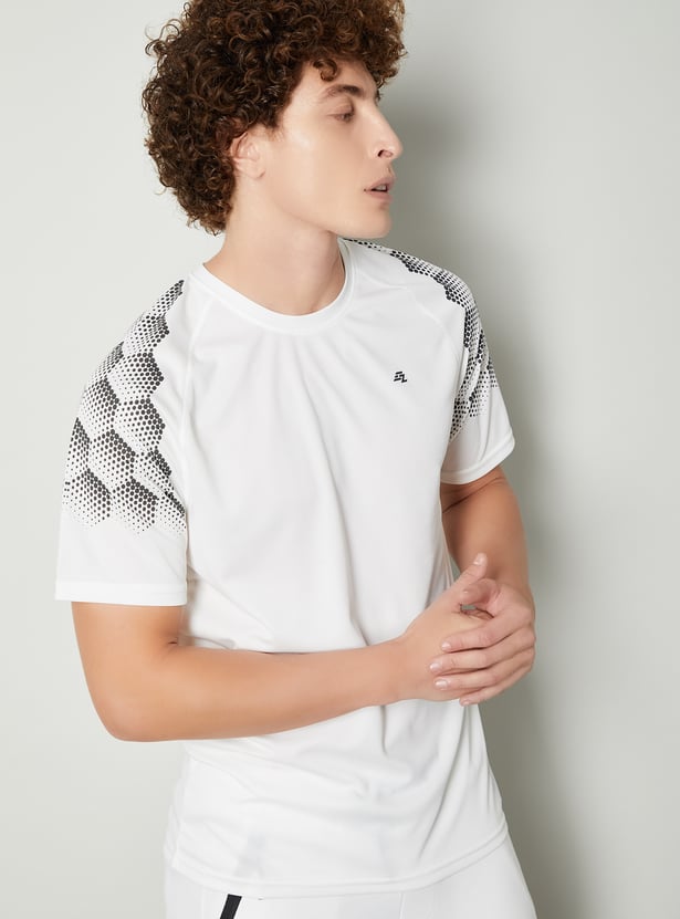 Men Printed Sports T-shirt
