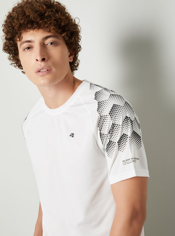 Men Printed Sports T-shirt