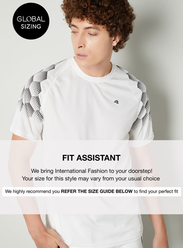 Men Printed Sports T-shirt