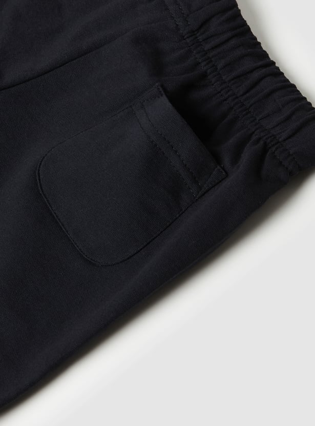 Girls Solid Knit Shorts