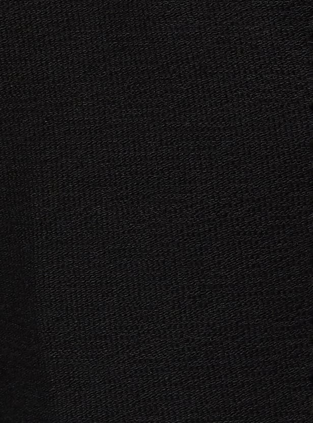 Men Textured Regular Fit Trousers