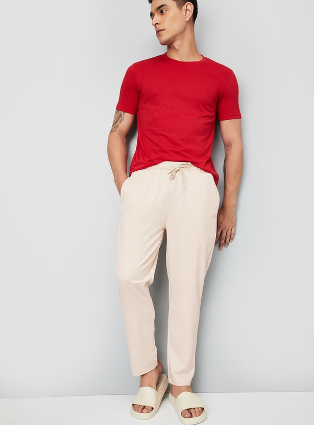 Men Solid Track Pants