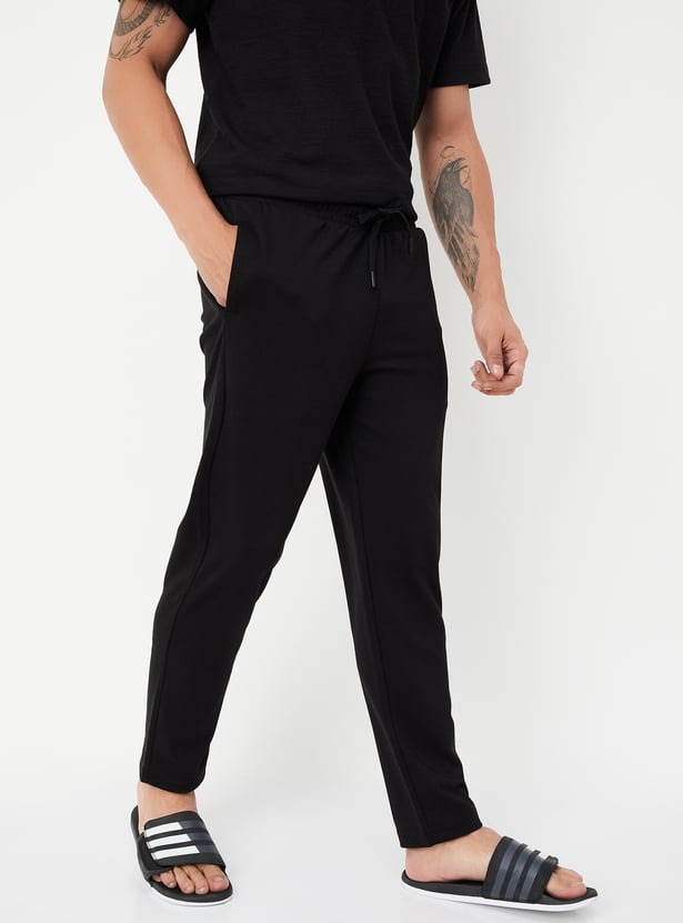 Men Solid Track Pants