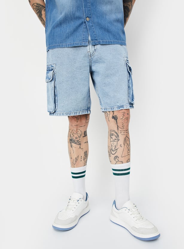 Just Right “WRM Denim Cargo Shorts WRANGLER DENIM CARGO SHORTS MENS SIZE 44 WPL 6428 | eBay