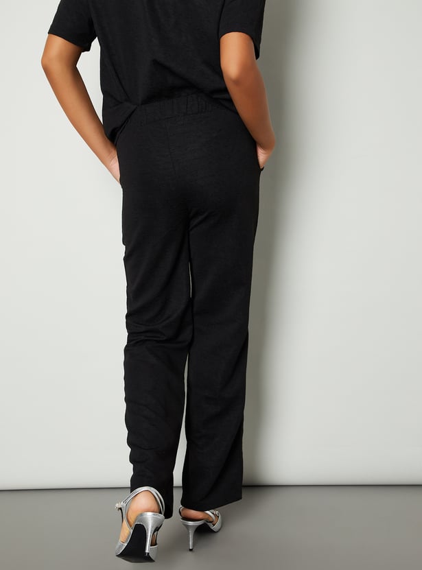 Women Solid Trousers