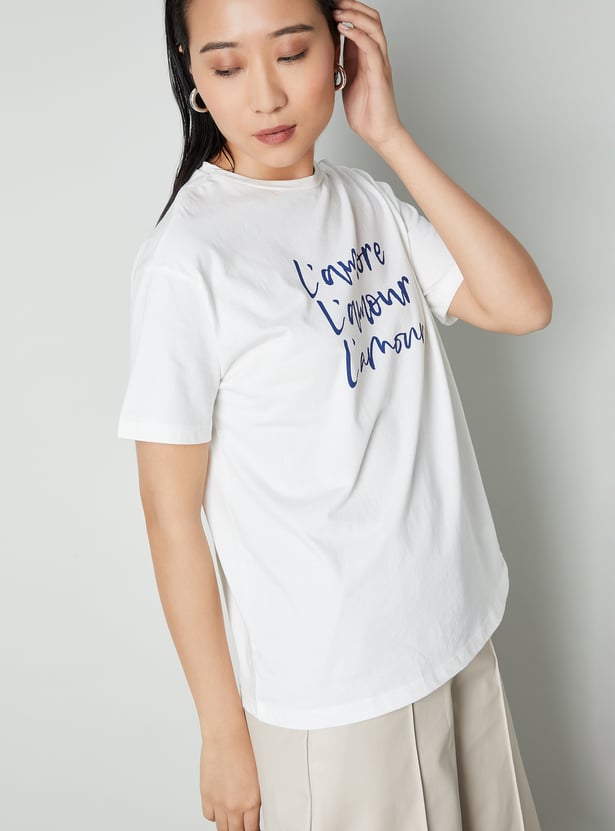 LIFEMANIA LM SERIES S/S TEE（WHITE） M Men Knitted Lounge T-shirt