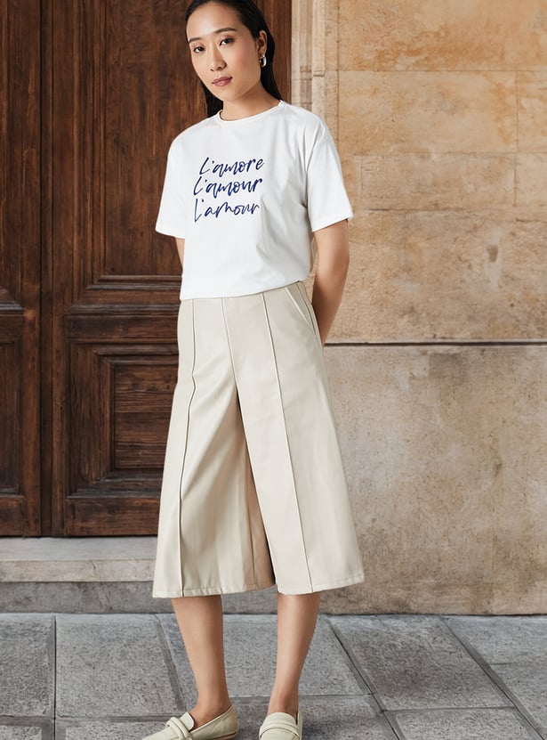 Buy Women Printed Oversized T-shirt Online at just Rs. 499.0