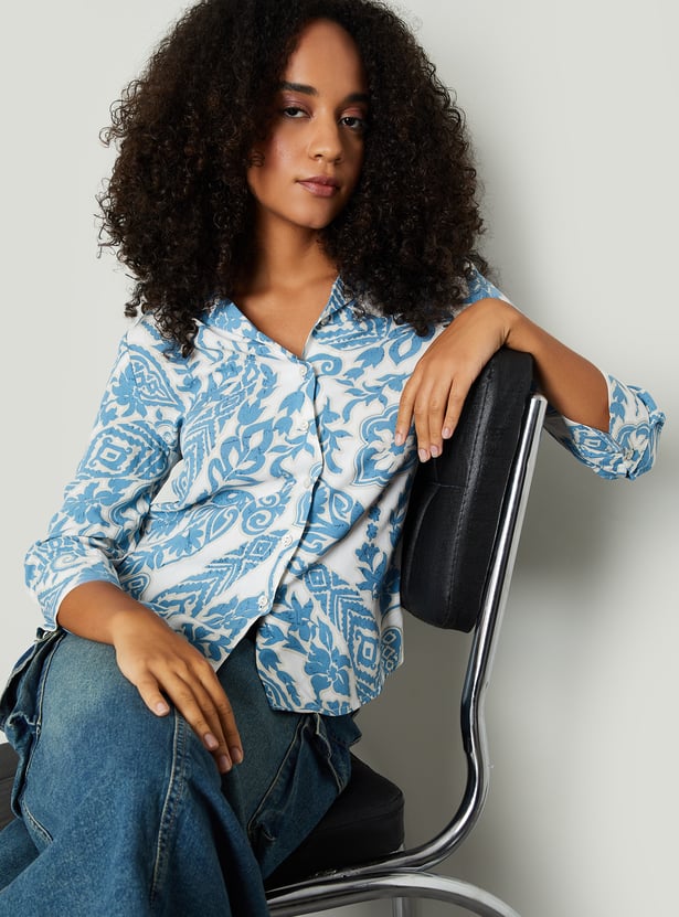 Women High-Low Hem Shirt