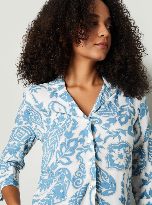 Women High-Low Hem Shirt