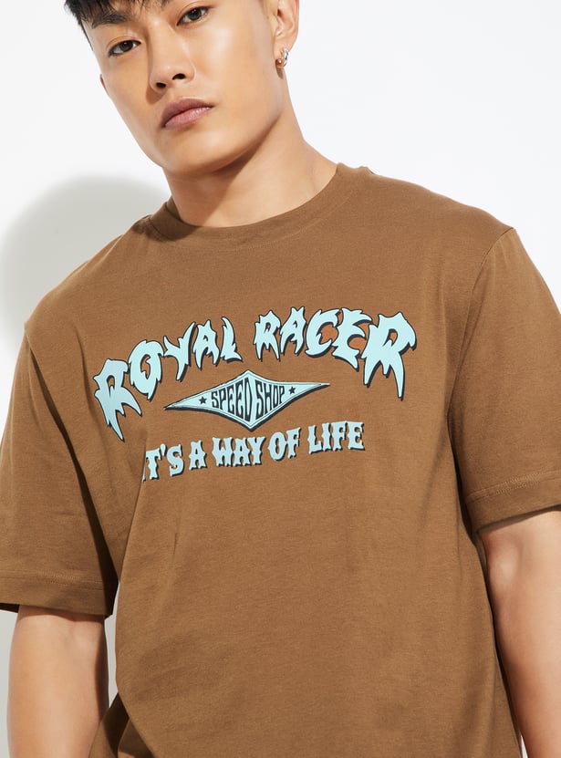 URB_N Men Printed Oversized T-shirt