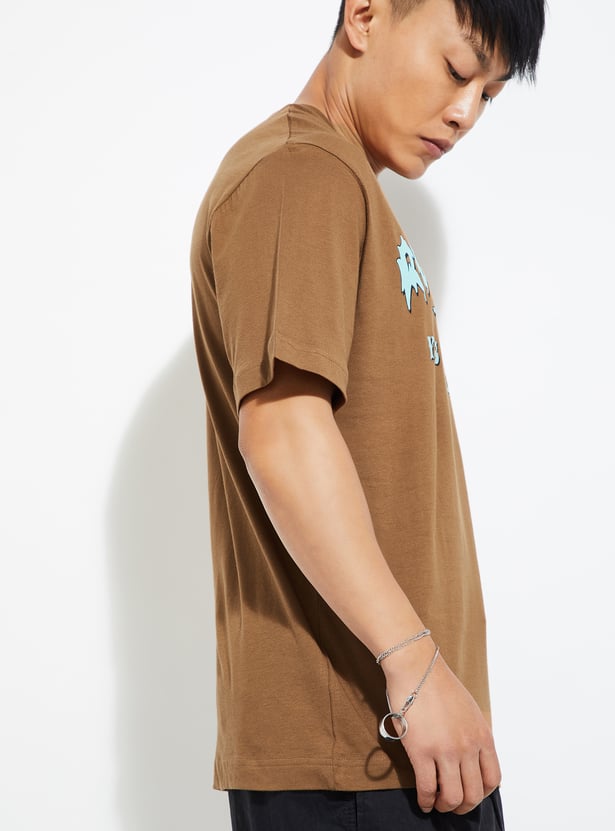 URB_N Men Printed Oversized T-shirt