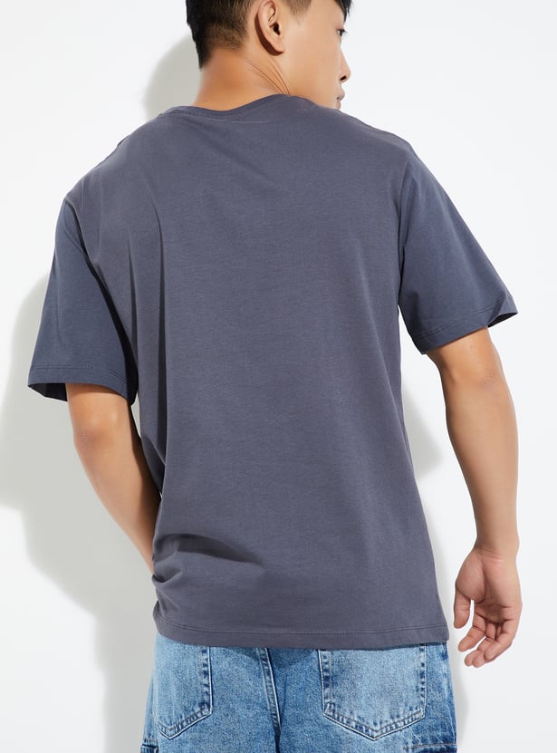 URB_N Men Printed Regular Fit T-shirt