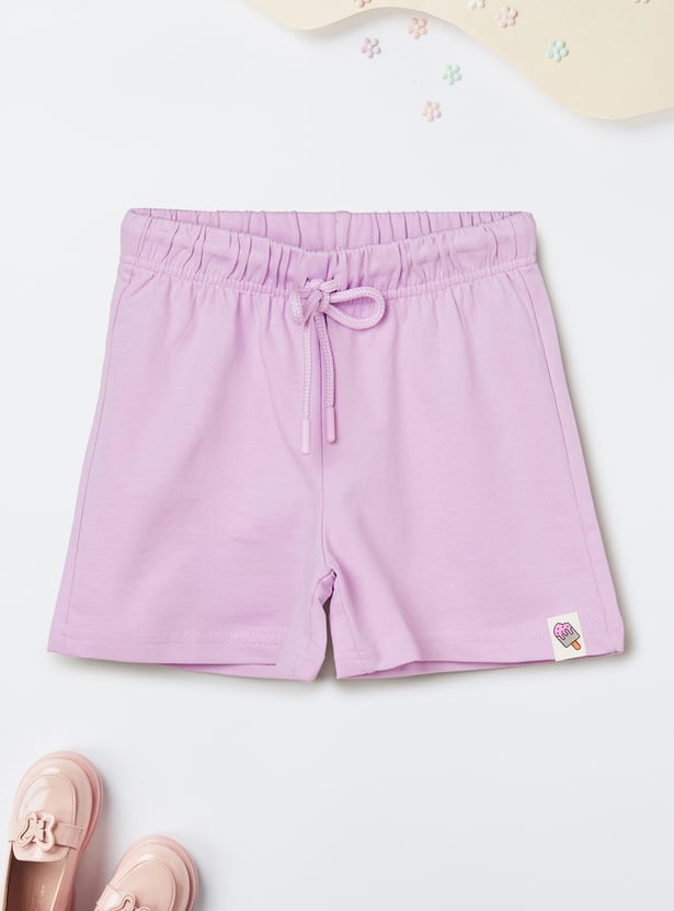 Girls Solid Shorts