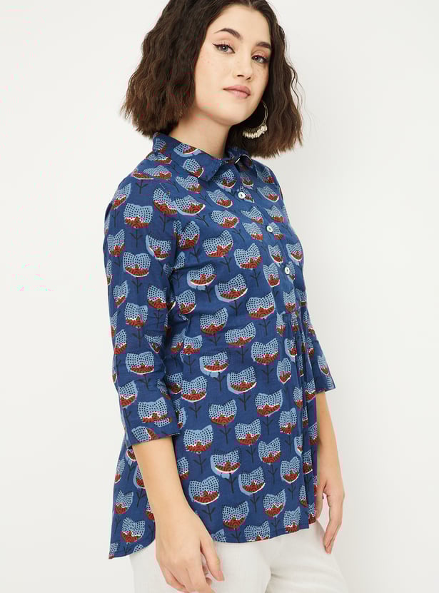 Women Printed A-line Kurti