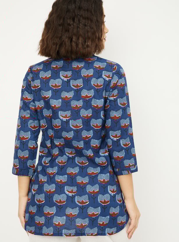 Women Printed A-line Kurti