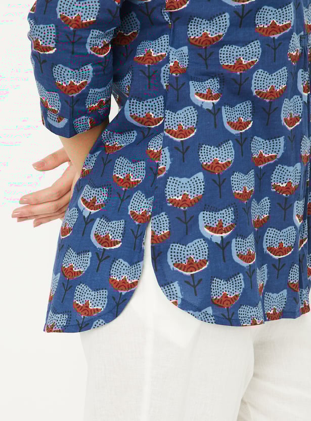 Women Printed A-line Kurti