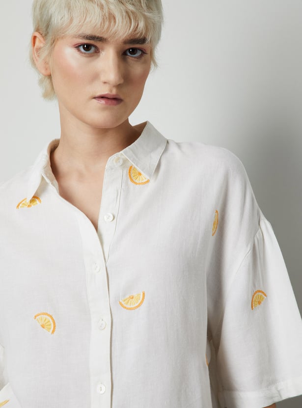 Women Embroidered Shirt