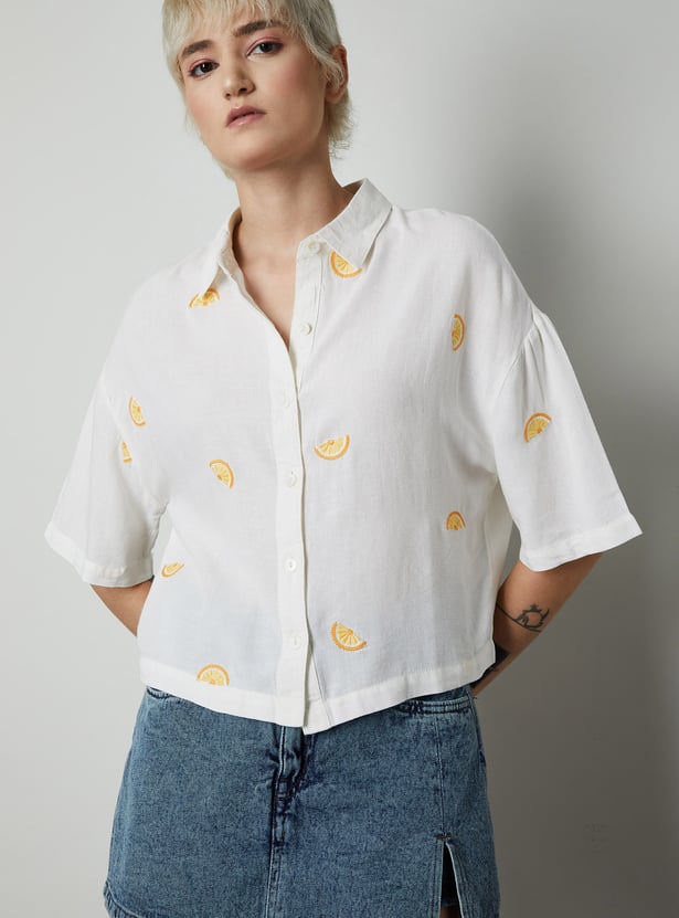 Women Embroidered Shirt