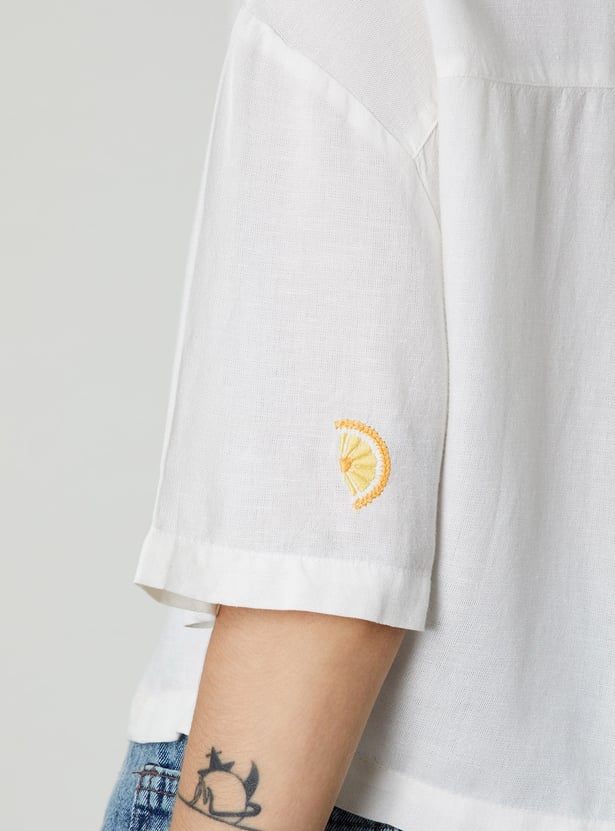 Women Embroidered Shirt