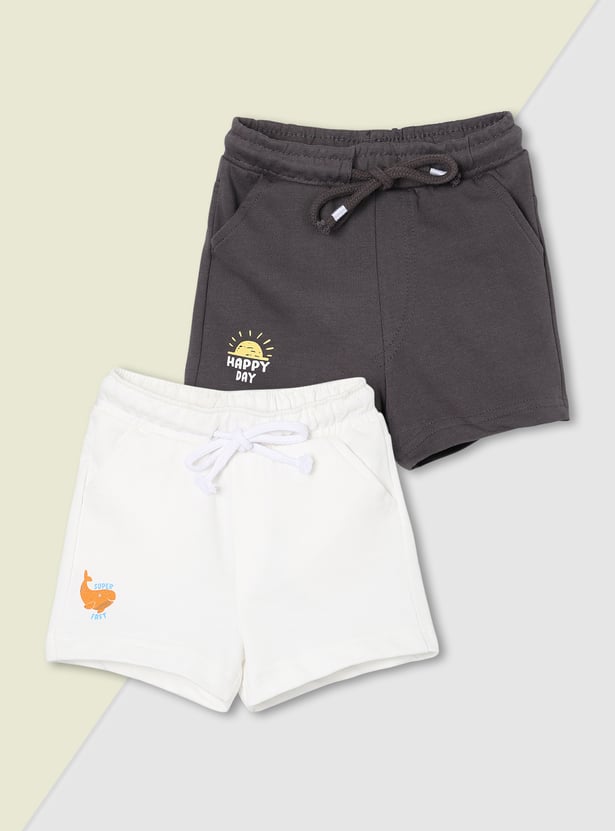Boys Printed Shorts - Pack of 2