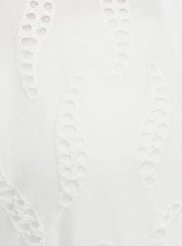 Kalki x Max Women Schiffili Embroidered Shirt Dress