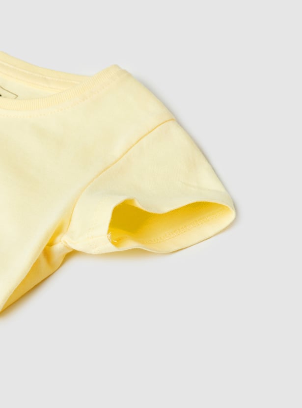 Girls Printed T-shirt - Pack of 3