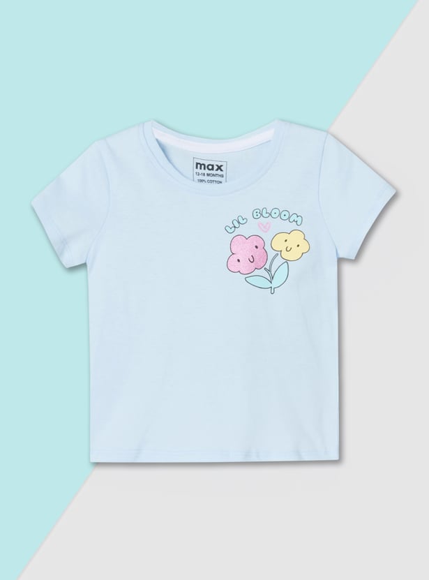 Girls Printed T-shirt - Pack of 3