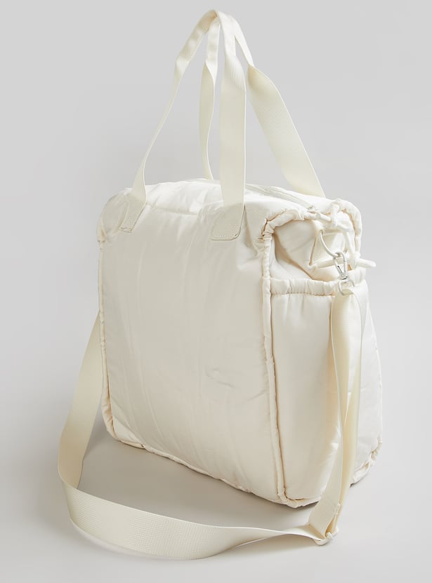 Women Solid Tote Bag