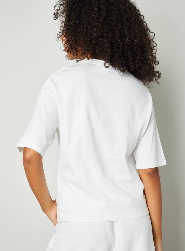 Women Embroidered T-shirt