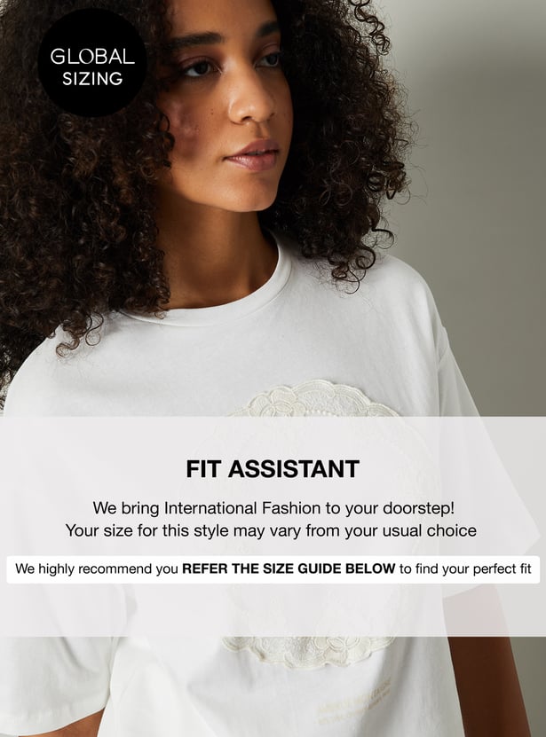 Women Embroidered T-shirt