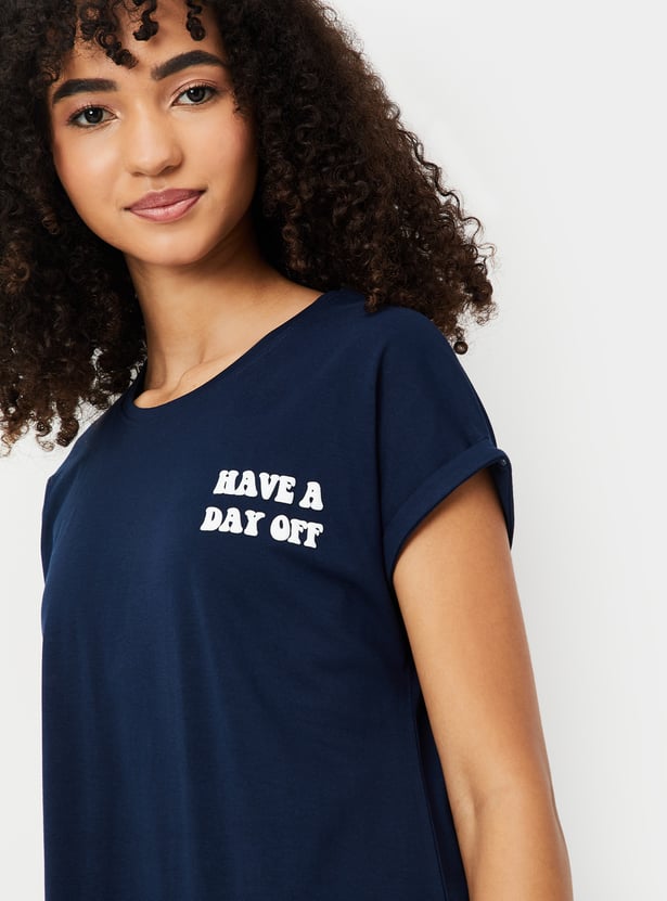 Women Printed Nightdress