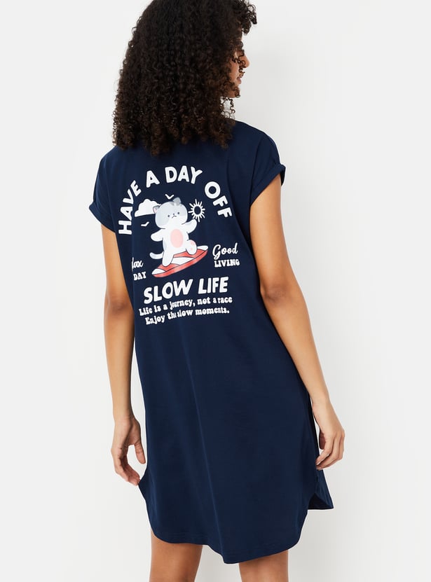 Women Printed Nightdress