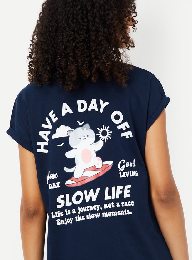 Women Printed Nightdress