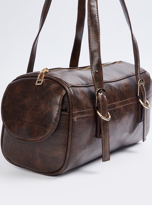 Women Textured Duffle Bag