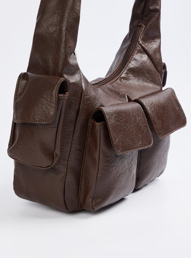 Women Textured Hobo Bag