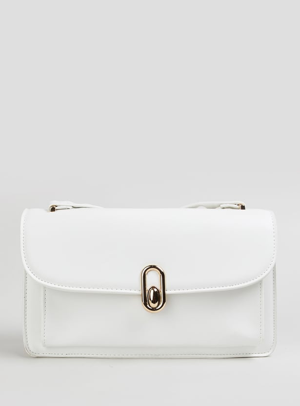 Women Solid Sling Bag