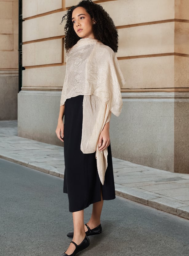 Women Textured Scarf