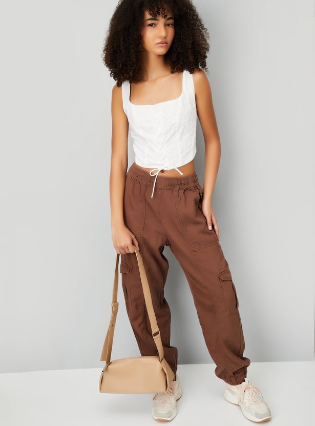 Buy ALAYA F x URB_N Women Schiffili Corset Top Online at just Rs