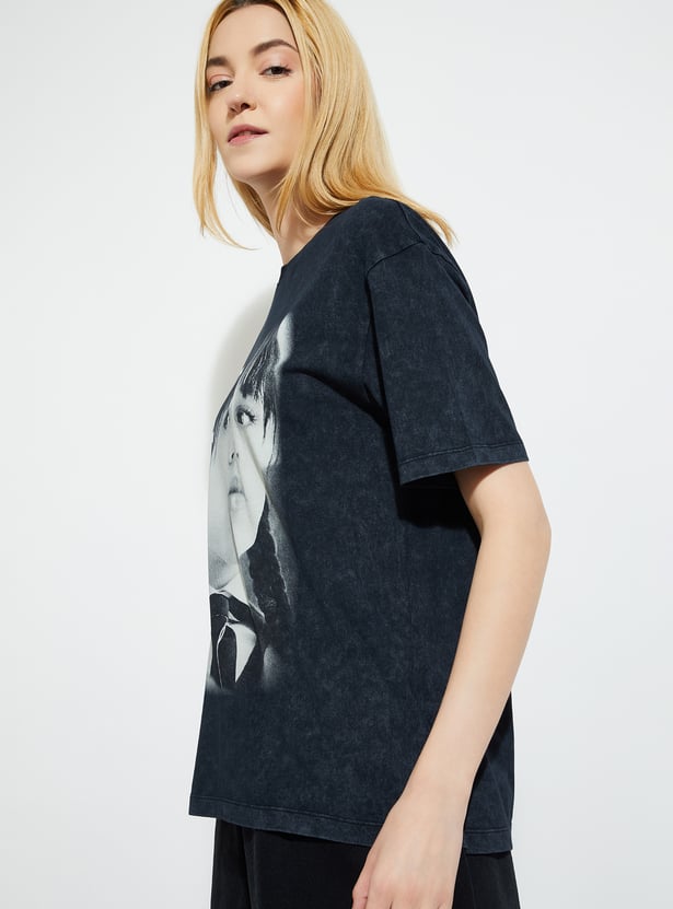 ALAYA F x URB_N Women Wednesday Oversized T-shirt
